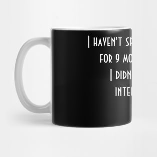 No talking man Mug